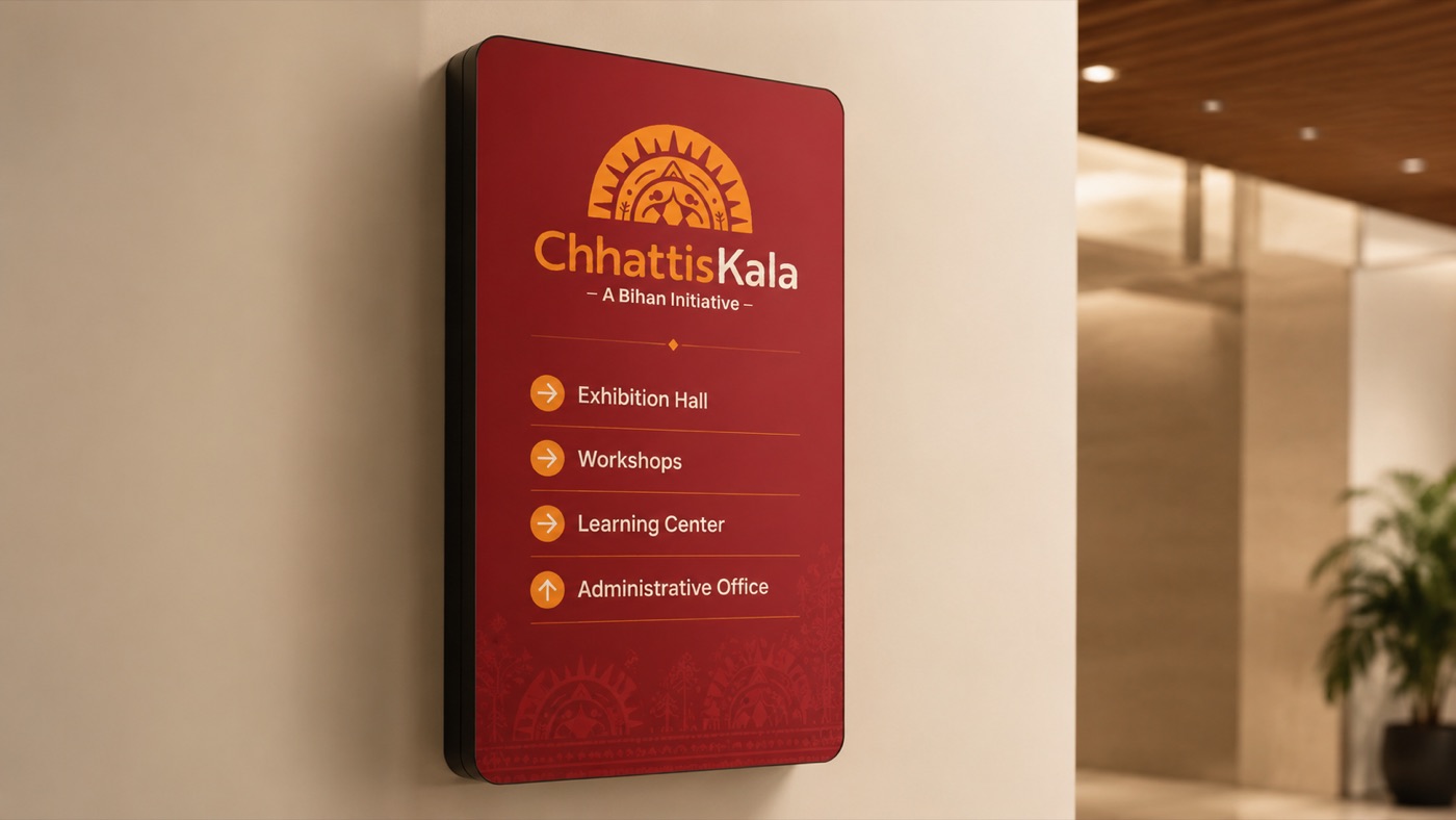 Chhattiskala wayfinding signage