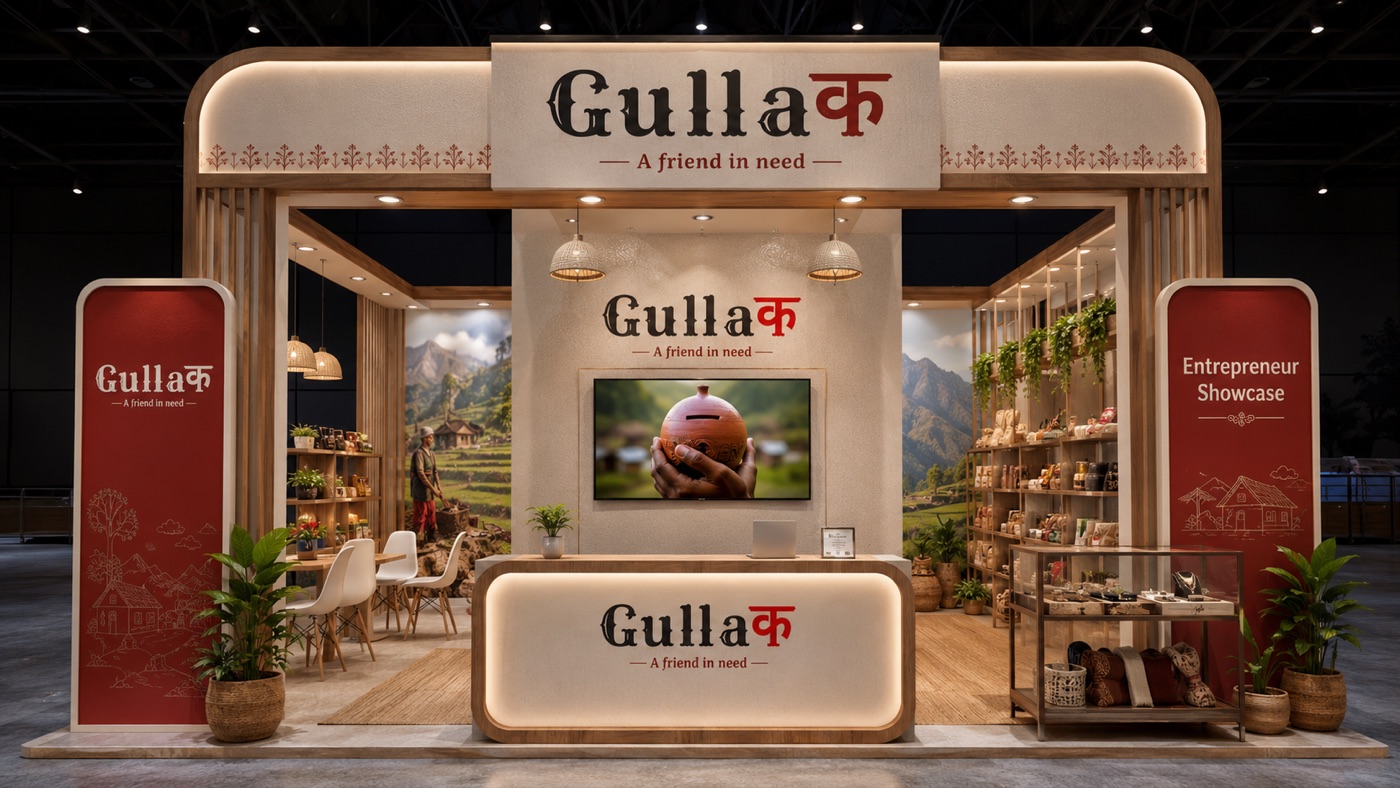 Gullak entrepreneur showcase exhibition booth