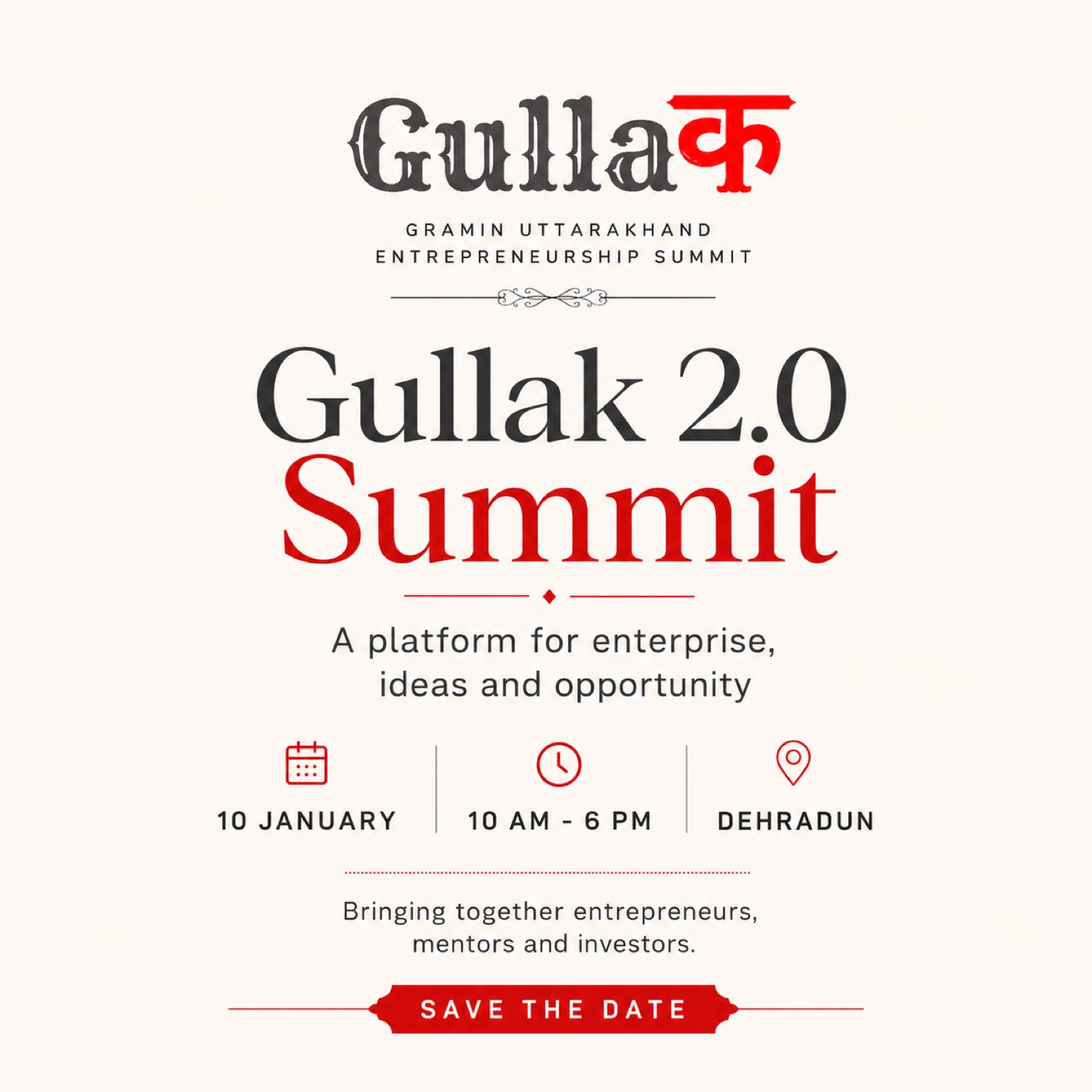 Summit save the date creative