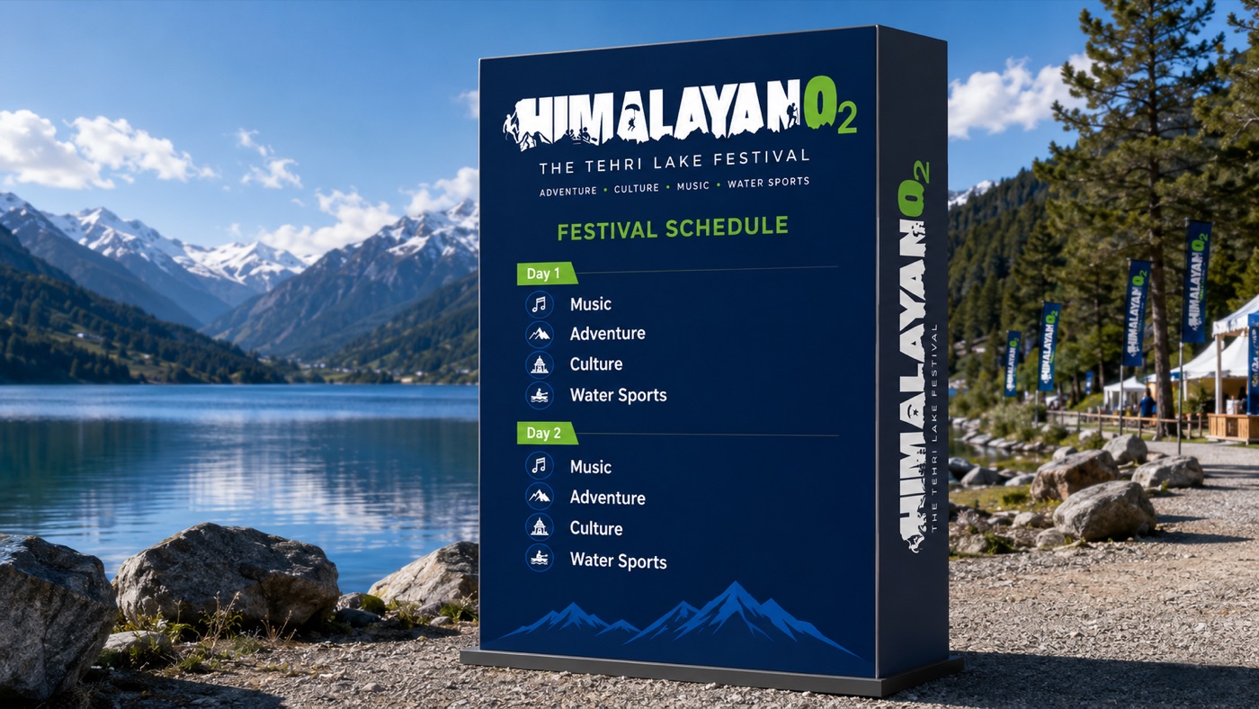 Himalayan O2 outdoor hoarding
